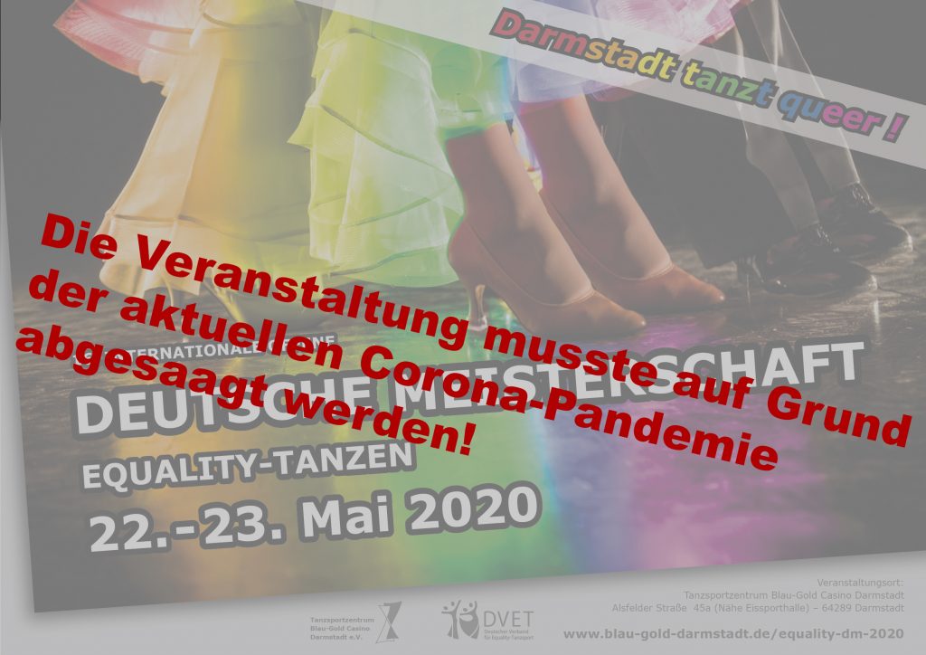 Absage Deutsche Meisterschaft 2020